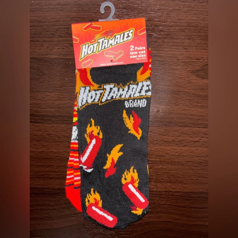 HOT TAMALES NOVELTY LOW CUT SOCKS NWT MEN’S SHOE SIZE 8-12